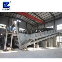 Installation de lavage de sable en spirale LZZG 100tph avec pompe, économie d'énergie, haute qualité, exportation vers Singapour