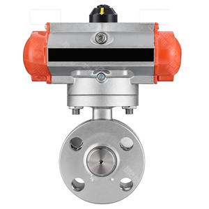 Vanne papillon pneumatique en plastique COVNA, commande urgente, DN50-DN300, AC220, vanne papillon à plaque UPVC pour le contrôle de l'air - Product Image 3