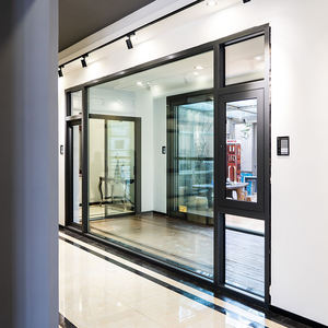 Fenêtre à battant à triple vitrage en verre d'aluminium à coupure thermique blanche de conception simple et à technologie avancée avec moustiquaire - Product Image 3