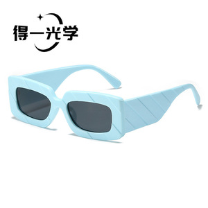 Square Frame Oversized <b>Sunglasses</b> Black UV400 PC Unisex - Product Image 3