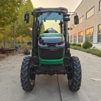 Tractor Yunnei National II de 90HP/100HP 4WD con Cabina con Aire Acondicionado, Maquinaria Agrícola para Labranza de Huertos