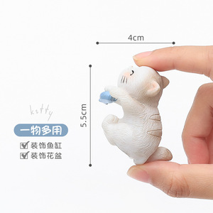 Decorazione Creativa <span class=keywords><strong>per</strong></span> Acquario a Forma <span class=keywords><strong>di</strong></span> Gatto, Ornamento <span class=keywords><strong>per</strong></span> Micro-Paesaggio, Vaso <span class=keywords><strong>per</strong></span> Piante Verdi Sospeso, Ornamento <span class=keywords><strong>per</strong></span> Giardinaggio - Product Image 5