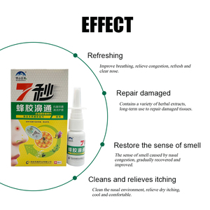 Spray <span class=keywords><strong>nasal</strong></span> de propóleo de 7 segundos, <span class=keywords><strong>gotas</strong></span> nasales de hierbas naturales, rinitis fuerte y eficaz y cuidado de la salud <span class=keywords><strong>nasal</strong></span> congestionada - Product Image 5