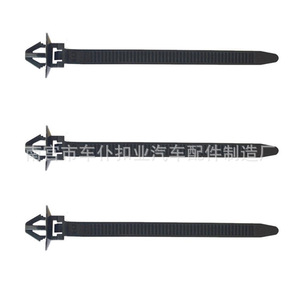 Attaches de câbles en nylon pour voiture, en forme d'avion Q26, pour la fixation du câblage automobile - Product Image 1