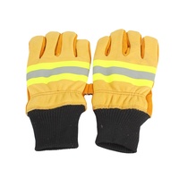 Gants de sapeur-pompier certifiés EN659, résistants à la chaleur et aux coupures, avec bande réfléchissante, pour la lutte contre les incendies et les secours structurels.