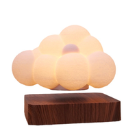 Lámpara de Noche LED Magnética Levitante con Diseño Moderno para Decoración de Dormitorio y Hogar