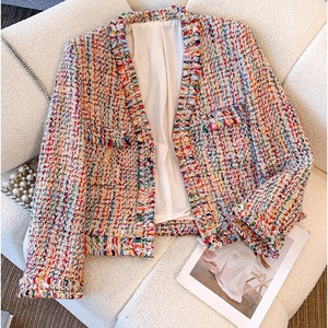 Cappotto Casual da <span class=keywords><strong>Donna</strong></span> alla Moda con Stampa a Quadri Inglese, Impermeabile, Traspirante, con Maniche a Lanterna e Collo Tondo per la Primavera - Product Image 5