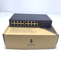 16 18 Port Gigabit 10/100/1000 RJ45 12v 2 1000M SFP Kapasitas Switching Desktop Switch Ethernet Jaringan Fiber Tidak Terkelola