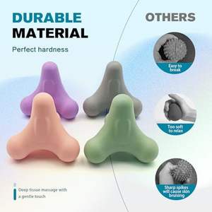Kearing <span class=keywords><strong>Trigger</strong></span> <span class=keywords><strong>Point</strong></span> Therapy Boule de <span class=keywords><strong>massage</strong></span> Libération myofasciale pour fasciite plantaire Libération profonde des tissus pour le yoga Muscle Plastique - Product Image 5