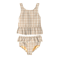 2023 UV maillot de bain pour bébés et enfants rayure Tankini ensemble natation maillot de bain enfants maillots de bain maillot de bain 2-10Y