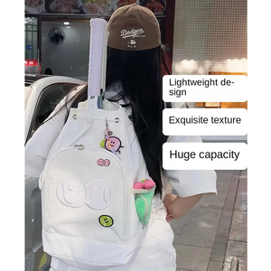 Mochila Deportiva Grande Personalizada de Nailon para Mujer con Bordado, Bolsa de Viaje Informal para Raqueta de Tenis, para Estudiantes y Niños, Deportes Escolares - Product Image 6