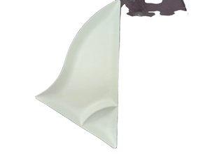 Assiettes à collation triangulaires jetables 100% biodégradables - Product Image 4