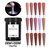 YDC Buildergel Nail Factory OEMODM Gel UV pour ongles 15ml, Gel de construction et fortifiant pour ongles, longue durée, épaississant, pour extension