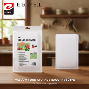 Erpsl Vacuum Food <b>Storage</b> Bags 20x30cm 10Pcs Textured <b>For</b> Meat And <b>Vegetables</b> - Product Image 3