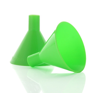 PP Custom Green Big Separating Tube Plastic Oil Funnel