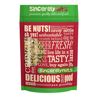 Pochette debout en mylar imprimée avec logo personnalisé acceptée sacs d'emballage refermables à fermeture éclair anti-odeur emballage de chocolat bonbon