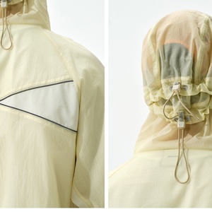 <b>Men's</b> Retro Patchwork Design Windbreaker <b>Jacket</b> <b>Lightweight</b> Nylon Breathable Waterproof Inspired 80s 90s Outdoor Running Fashion - Product Image 4