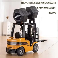 Vente en gros Huina 1577 PRO, chariot élévateur télécommandé 4x4 à l'échelle 1:14, camion de levage RC avec fourche en alliage et capacité de levage de 2500g, prêt à l'emploi (RTR)