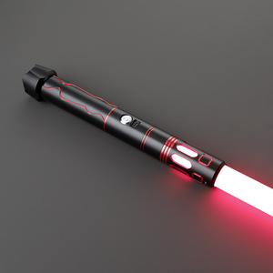 Sabre laser LED exclusif DAMIENSABER Studio, style médiéval viking et anime japonais, avec poignée en cuivre, couleurs de lame infinies, rechargeable - Product Image 3