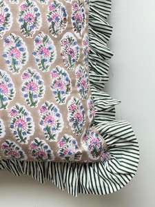 Green Frill Ruffles <b>Pillows</b> & <b>Cushions</b> Vintage Modern Luxury Check Throw <b>Pillow</b> case Home Decor - Product Image 6