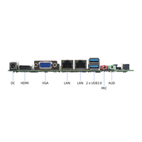 Placa Base Mini-ITX DDR4 de Venta al Por Mayor de Fábrica, 2 LAN, 6 COM, Uso Industrial, VGA para Pantalla, Ranuras Dobles Integradas, 1 Ranura NVME