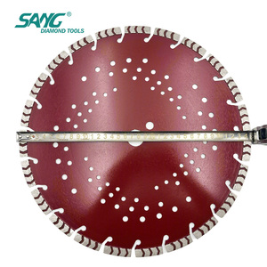 Lame de scie diamantée SANG Arix Technology de 350 mm à haute efficacité de coupe, soudée au laser, pour découpeuse de béton armé - Product Image 3