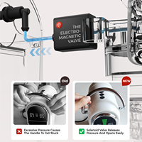Machine à café Cafelffe MK-609S 6-en-1, pression de 20 bars, 7 niveaux de réglage de la hauteur de l'eau, réservoir de 600 ml, expresso chaud/froid, compacte