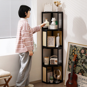 Simple bookshelf/<b>shelf</b>/floor-standing stackable combination bookcase/storage <b>rack</b> for children, living room, and home use, - Product Image 3