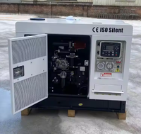 Générateur diesel intelligent à prix avantageux 10kva 15kw 20kw 25kw Groupe électrogène portable de secours avec roues mobiles