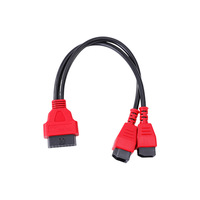 Cable Adaptador OBD de 12/24V con 12 Pines + 8 Pines para Programación de Autos, Conector Hembra OBD2 para Chrysler/Jean/Fiat, Compatible con Autel MS906S/908S, en Oferta