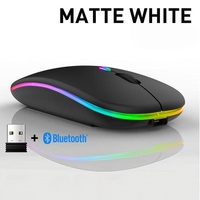 Mouse Nirkabel RGB X11 Harga Terjangkau, Dapat Diisi Ulang, Bluetooth 5.0, untuk Laptop dan Komputer Desktop