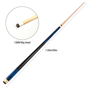 Bâtons de <span class=keywords><strong>billard</strong></span> pour adultes 1.50m/59in High-End Pool Cue Maple Double Section <span class=keywords><strong>Billard</strong></span> Design - Product Image 2