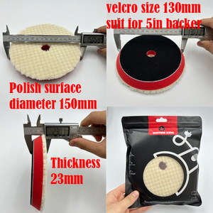 Профессиональная в японском стиле, 5/<span class=keywords><strong>6</strong></span> дюймов, полировальная Накладка для резки и полировки шерсти, для полировки кузова автомобиля - Product Image 5