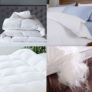 Otel yorgan nevresim yatak yorgan battaniye tüm sezon yorgan özelleştirilmiş dolum % 100% pamuk aşağı geçirmez mikrofiber kabarık - Product Image 6