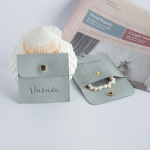 Elegante Bolsa de Regalo para Joyería de Microfibra Estilo Sobre con Botón, Bolsa para Joyas al por Mayor - Product Image 6
