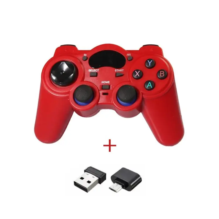 PC Controller Wireless Controller 2.4G Remote Game Console PS3 Controller PC Gamepad Joystick with Dual-Vibration