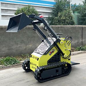 Harga rendah Havtek T460 selip Steer <span class=keywords><strong>Loader</strong></span> diesel efisien Skid Steer <span class=keywords><strong>Loader</strong></span> beroda multifungsi dengan penyapu untuk dijual - Product Image 3