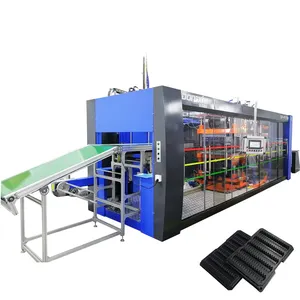 세 역 자동 PP 애완 동물 물집 전자 트레이 진공 성형 기계 플라스틱 Thermoforming - Product Image 1