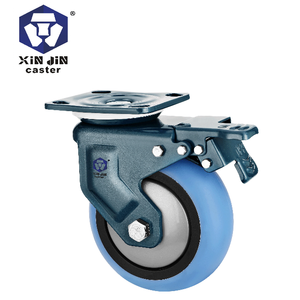 ODM OEM Fabrik preis PU Gummi Industrial Castor Truckle Swivel Typ Hochleistungs-Lenkräder - Product Image 3