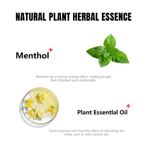 Inhalateur Nasal 2-en-1, 2 Pièces/Boîte, Huile Essentielle de Menthe Poivrée Premium, Contre la Fatigue au Vol, Rafraîchissant, Stick Nasal - Product Image 4