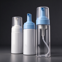 Bouteille Pompe en Mousse PET à Marque Blanche, Contenant Cylindrique pour Nettoyant Visage et Liquide Nettoyant Chaussures