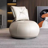 Canapé de salon haut de gamme italien Liyu avec design modulaire en cuir PU de luxe pour salon, hôtel et usage extérieur