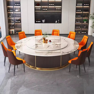 Grande <span class=keywords><strong>table</strong></span> tournante électrique moderne et luxueuse <span class=keywords><strong>pour</strong></span> les grandes familles ou les hôtels Capacité de 8 à 12 places assises - Product Image 4