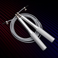 Corde à sauter en aluminium réglable et durable avec logo personnalisé 2026, 2,8 m, unisexe, fitness, sport, vente en gros