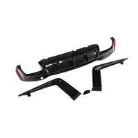 Diffuseur de pare-chocs arrière en fibre de carbone pour BMW Série 5 G30 G38 M Tech berline 4 portes 2018 2019 2020 2021 2022