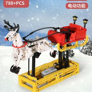 Mould King 12012 <b>Christmas</b> Electric Train APP RC Control Building Block Train with <b>Music</b> Creative Model Children Toys - Product Image 6