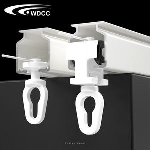 Rail de rideau à plis ondulés en alliage d'aluminium de type S, accessoires de rail de rideau haut de gamme pour la décoration intérieure, rail de rideau à plis S - Product Image 1