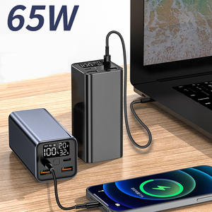 Venta caliente Nuevo producto Laptop 20000mAh Metal Power Bank 65W Fast PD Carga <span class=keywords><strong>Powerbank</strong></span> - Product Image 2
