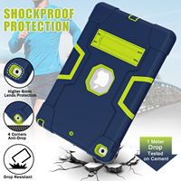 Étui robuste en silicone et PC écologique pour iPad 10.2 7e, 8e et 9e génération avec béquille, protection renforcée, OEM ODM