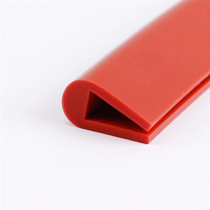 U hồ sơ cao su đùn thủy tinh hoặc tấm kim loại cạnh dải cao su linh hoạt cạnh Trims - Product Image 2